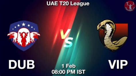 DUB vs VIP Dream11 Prediction: Fantasy Cricket Tips  .